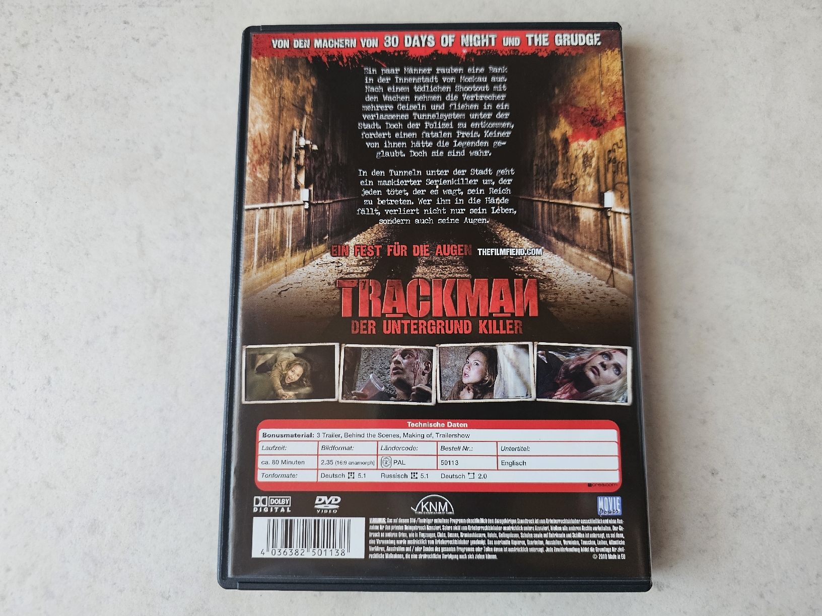 Alle DVDs: Trackman  -  Der Untergrund Killer  /  Uncut – Gebraucht aus Schneisingen von backstore24 1
