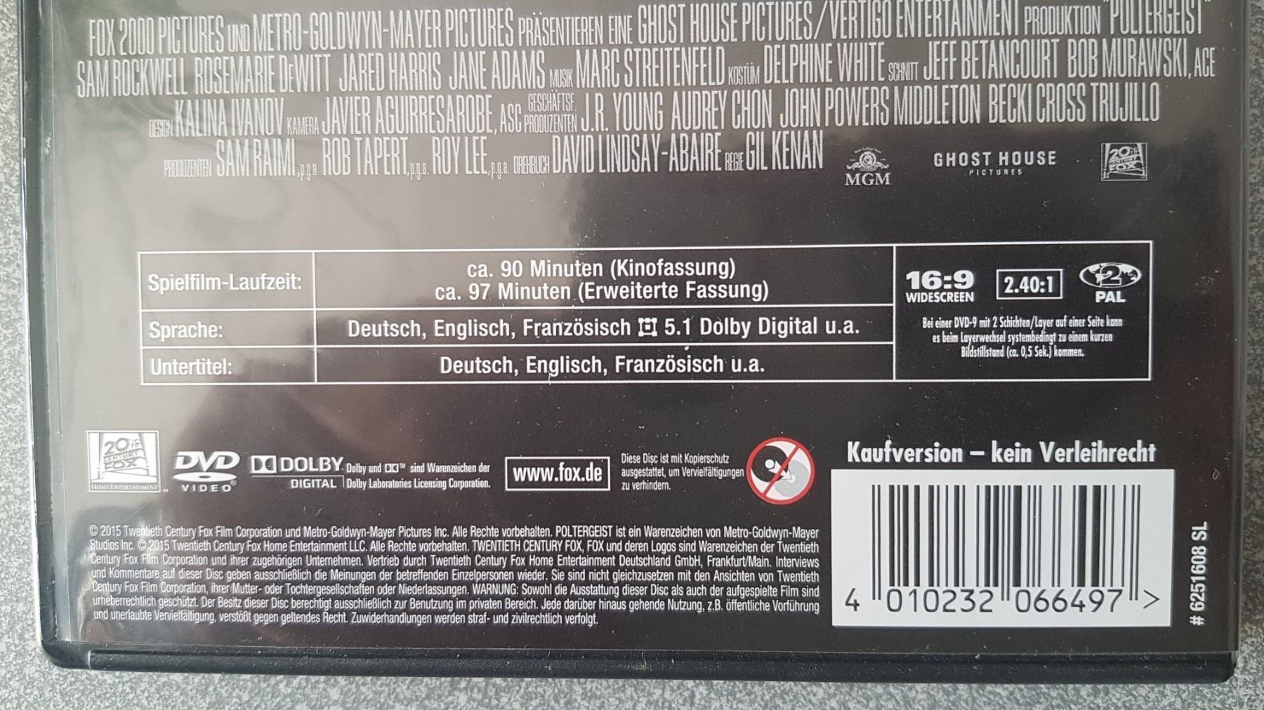 Tous les DVDs: DVD Poltergeist / Extended Cut – D'occasion à Oetwil am See par fineli2 1