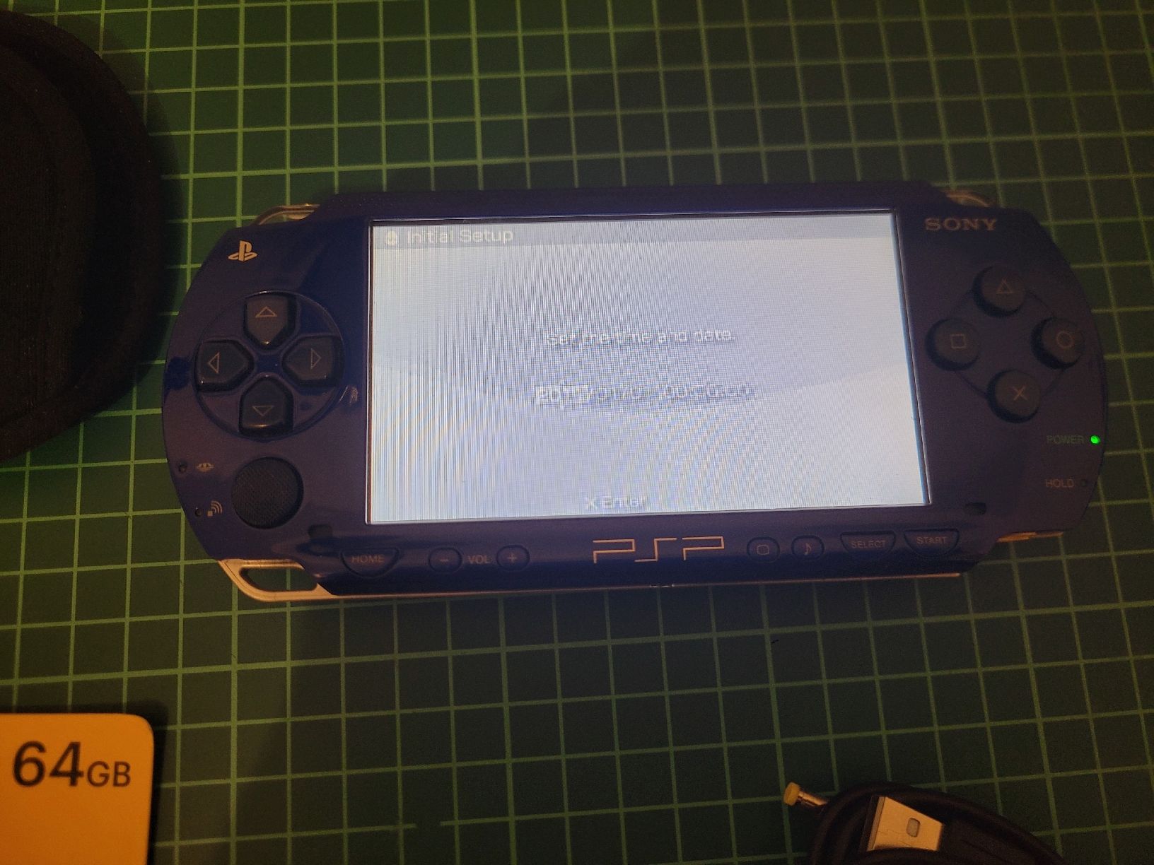 Sony Konsolen: Sony PSP Blue with 64GB Memory Card – Gebraucht aus Meyrin von Retro-GZ 1