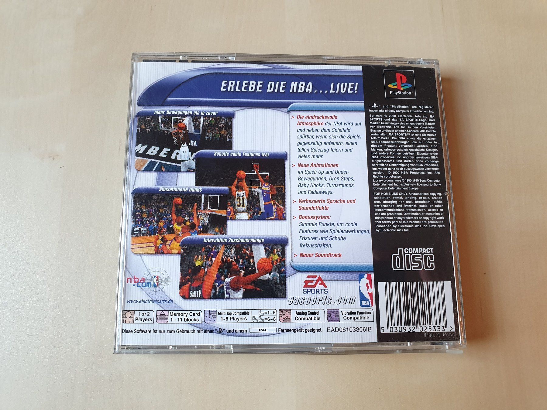Sony Giochi: NBA Live 2001 – Usato da Stansstad venduto da collectorsshop 1