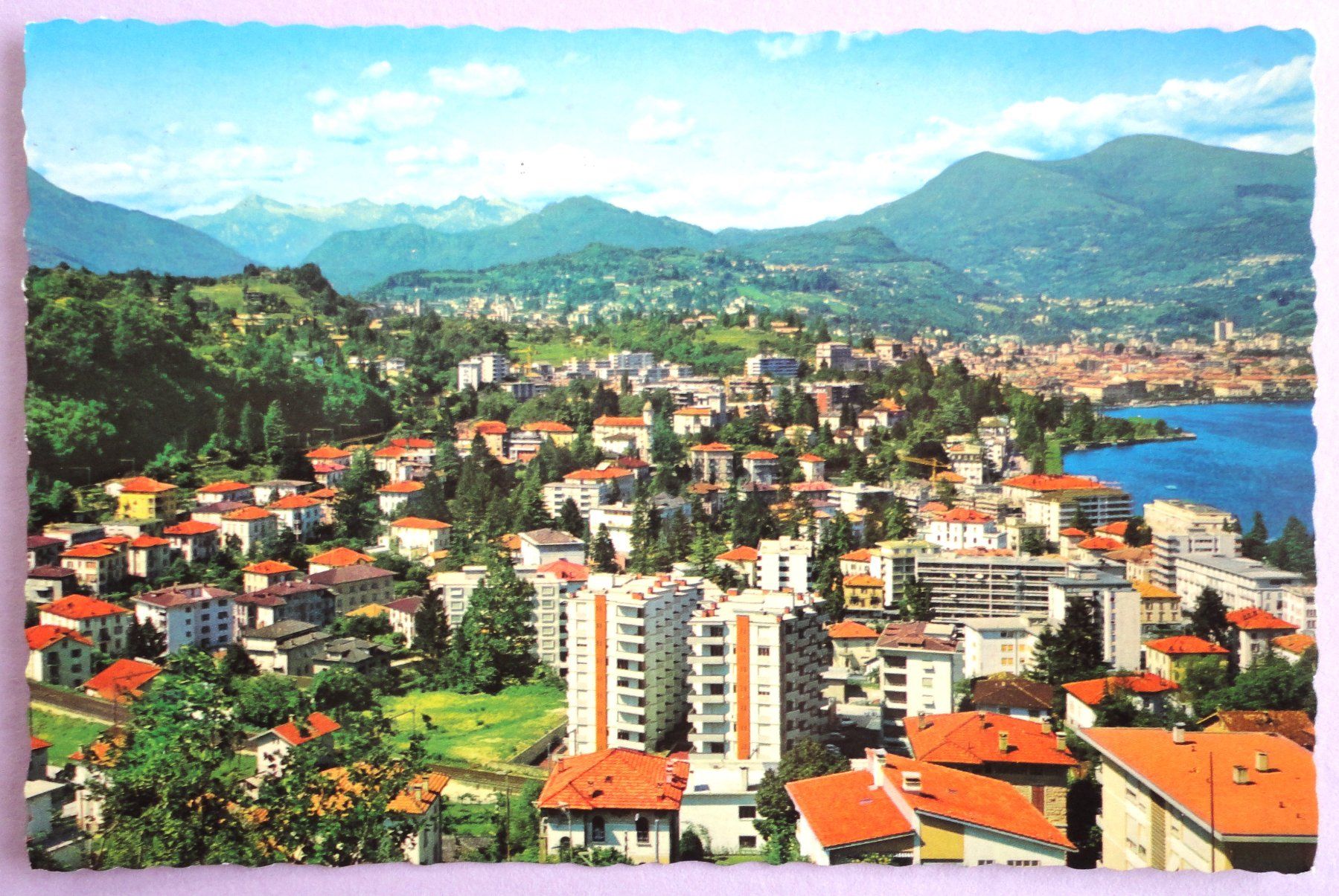 Cartoline postali: Lugano-Paradiso, Panorama – Usato da Fétigny venduto da Billy2miny