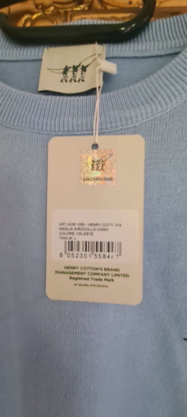 Henry Cotton’s Maglioni & Felpe: Pullover Henry Cotton's – Nuovo e nell'imballaggio originale da Allschwil venduto da Virgo 2