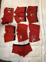 Set di 7 Boxer rossi uomo Disney Natale Taglia L
