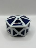Sargadelos Hexagon Schmuckdose mit Deckel
