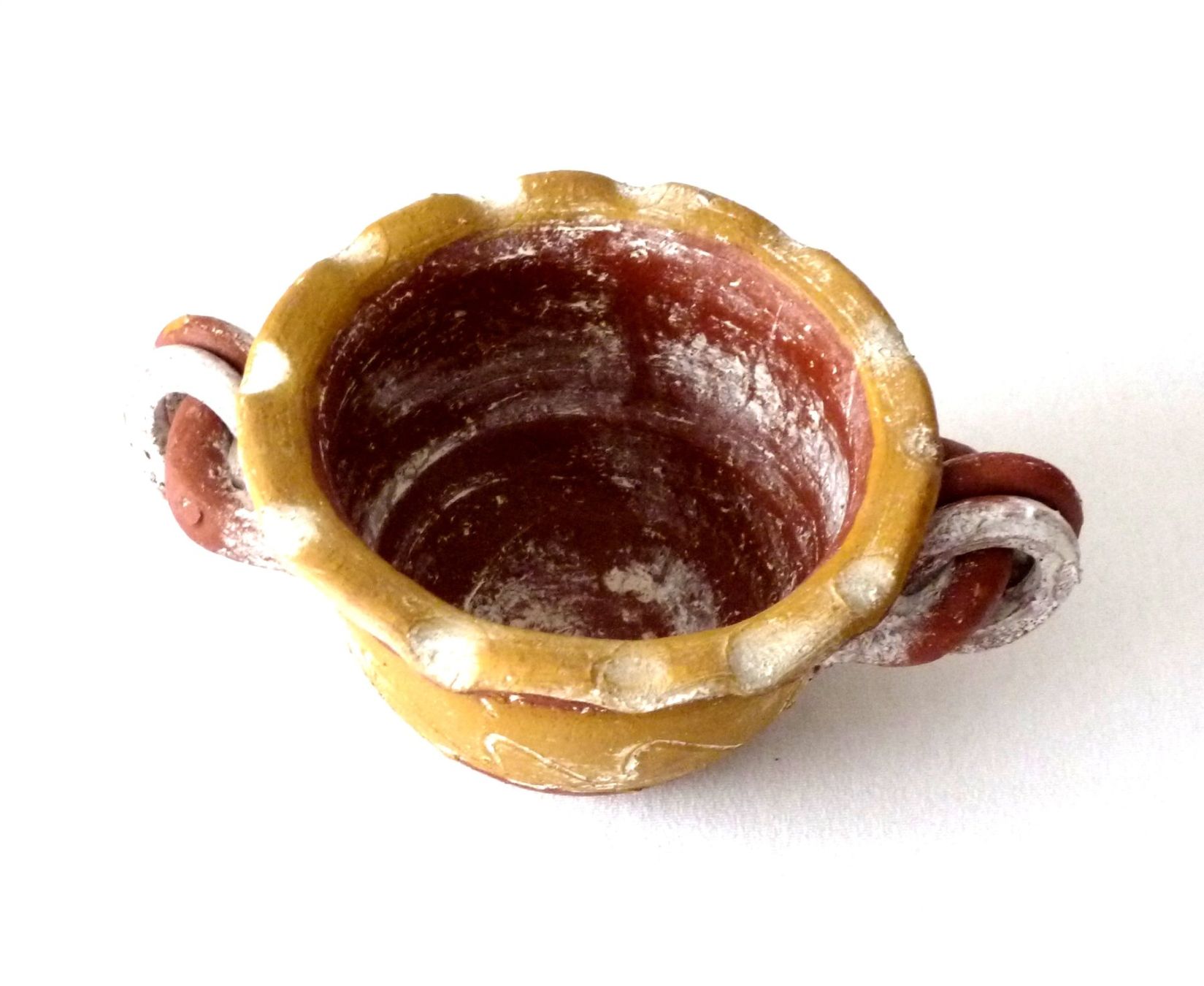 Tutte le decorazioni: Räucherschale - Azteke gelb/rot – Nuovo e nell'imballaggio originale da Mauren venduto da Yeelen 2