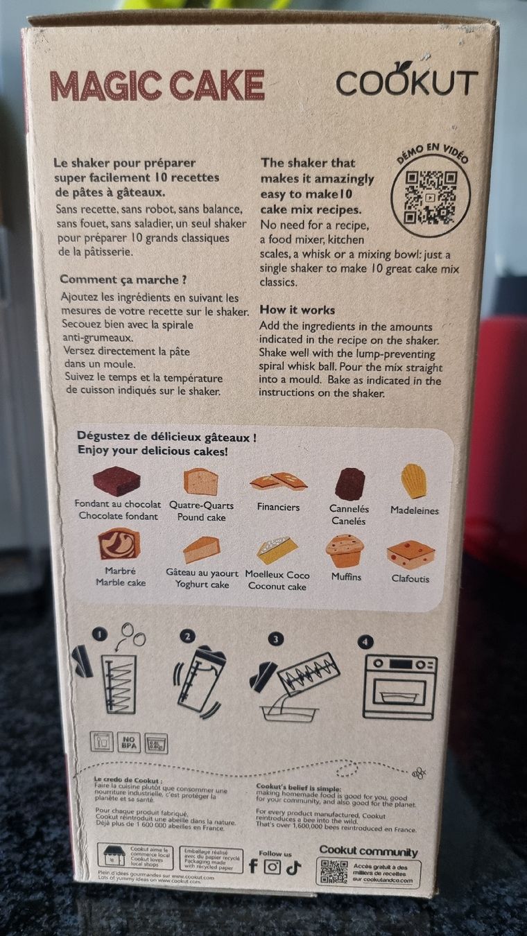 Elettrodomestici da cucina: Cookut Magic Cake shaker, neuf – Nuovo e nell'imballaggio originale da Bern venduto da Ninath 1