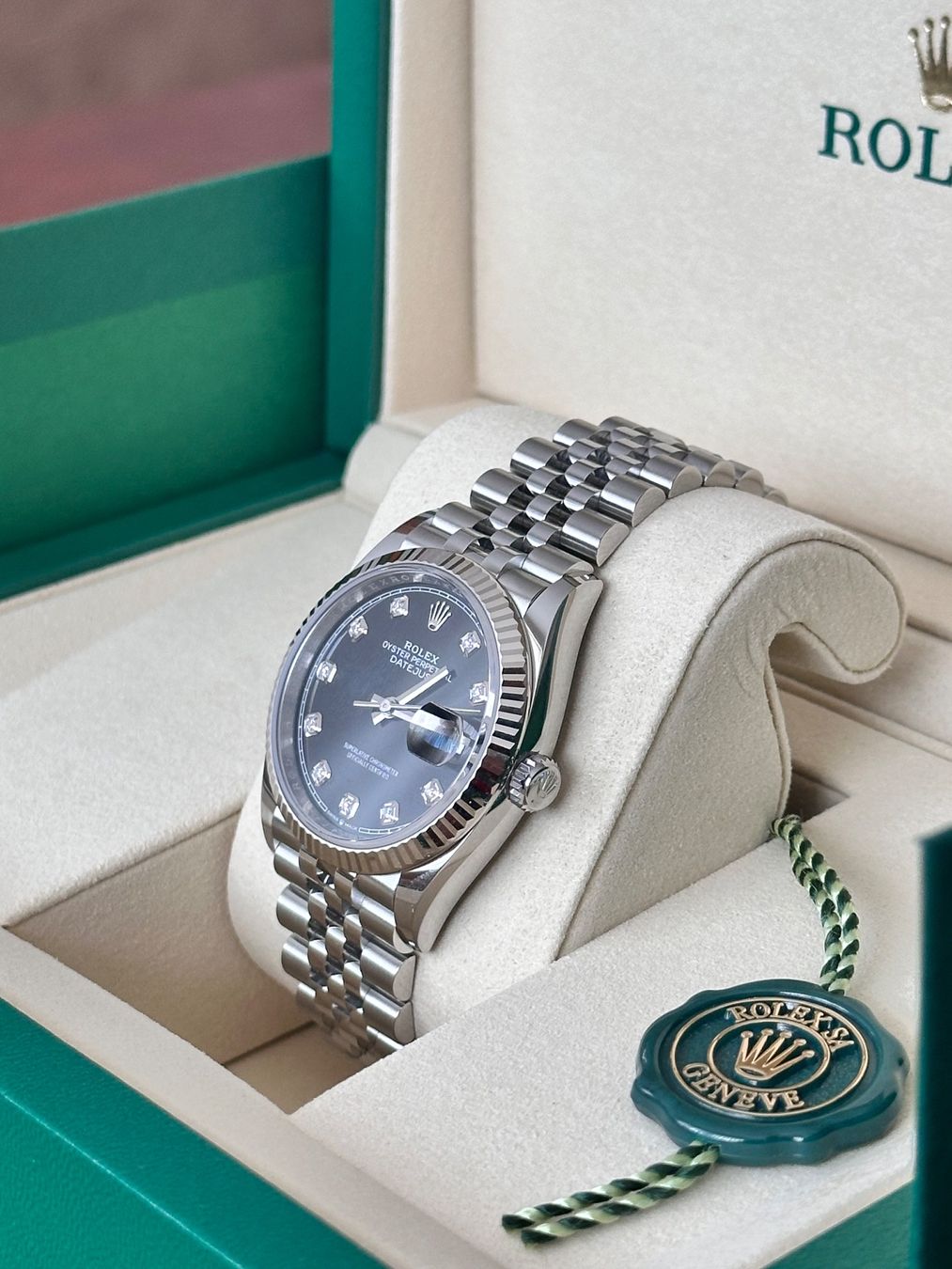 Rolex Uhren: NEW Rolex Datejust 36 07/26 Black Diamond Dial – Neu und originalverpackt aus Kreuzlingen von GentlemansWatches 1