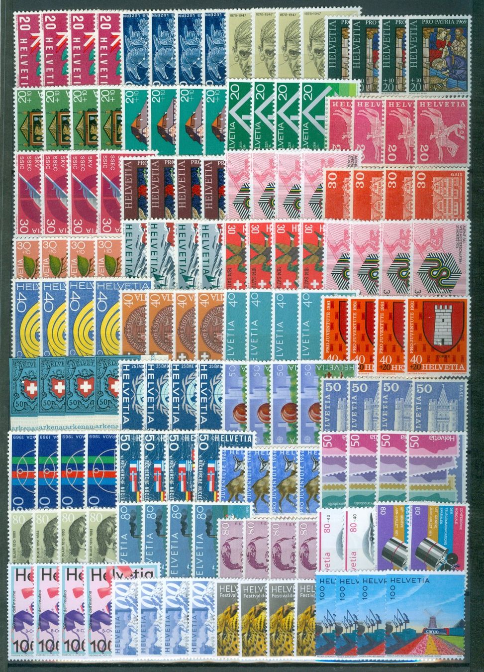 Alle Briefmarken: ab 1960 Schweiz Frankaturware – Gebraucht aus Zürich von yago-rot