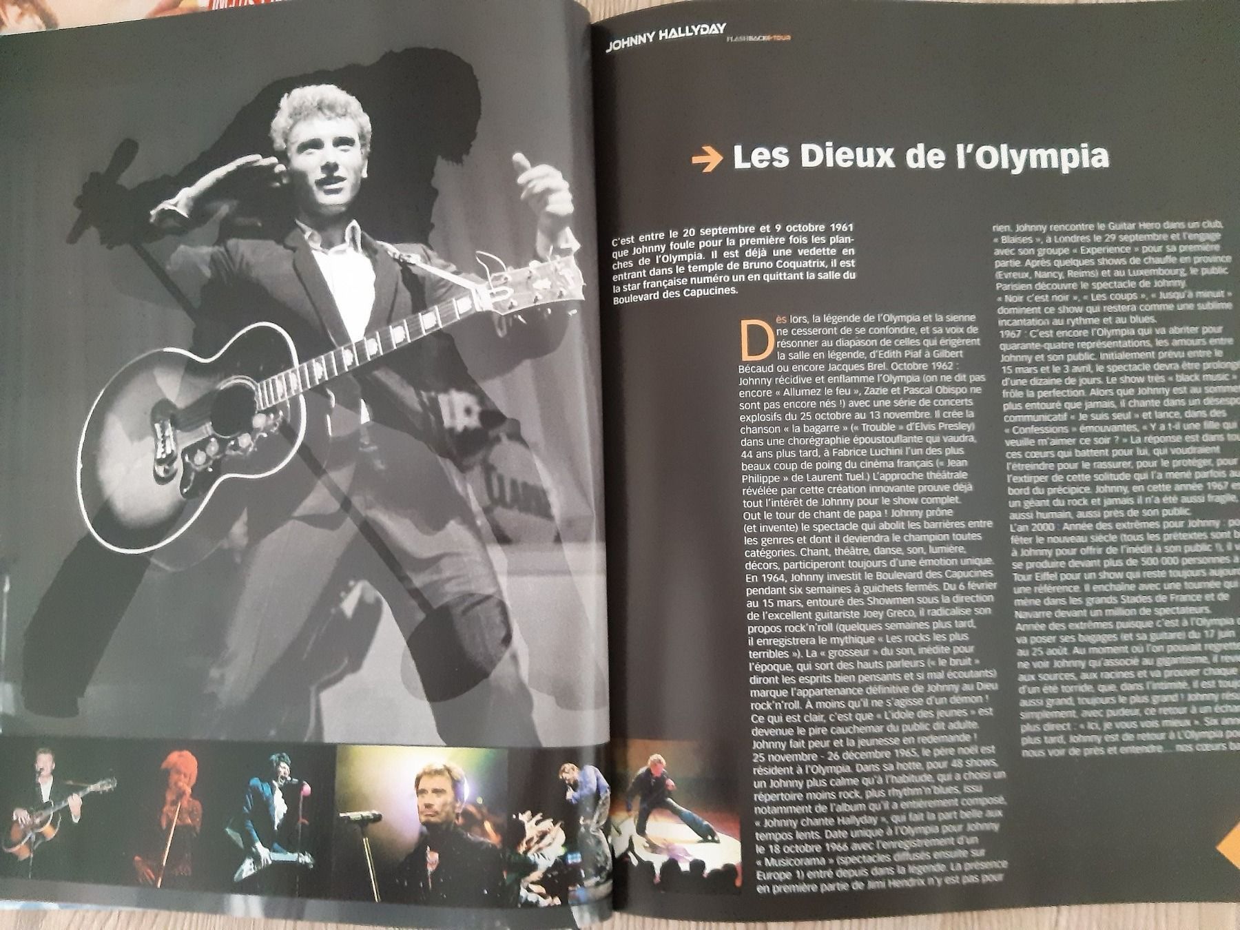 Riviste & Magazine: Johnny Hallyday - Programme Flash Back -Tour 2006 – Usato da Noréaz venduto da Hallyday 2