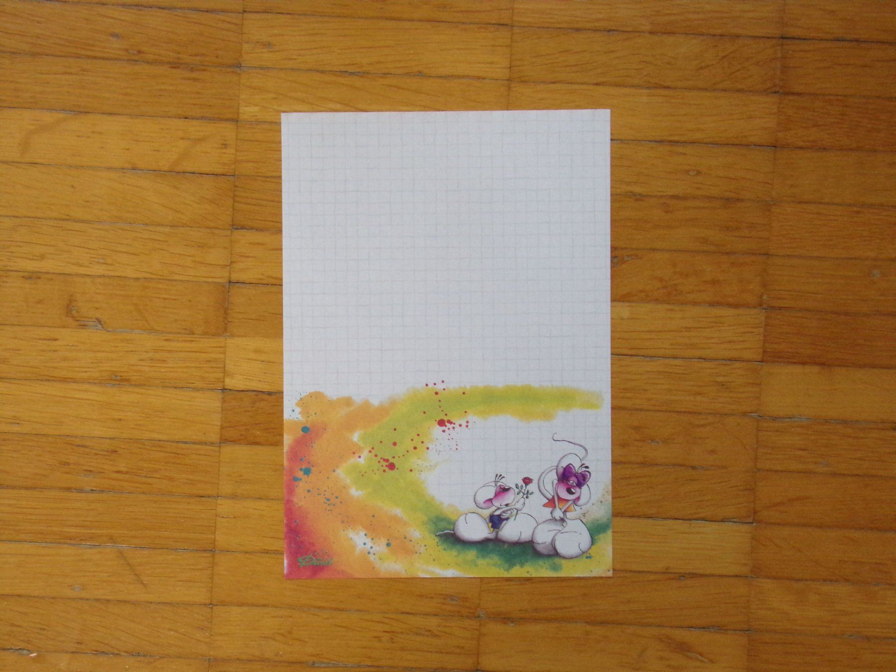 Carta: Diddl Blatt A5 ALT  Nr. 186 – Usato da Winterthur venduto da Jessi_di