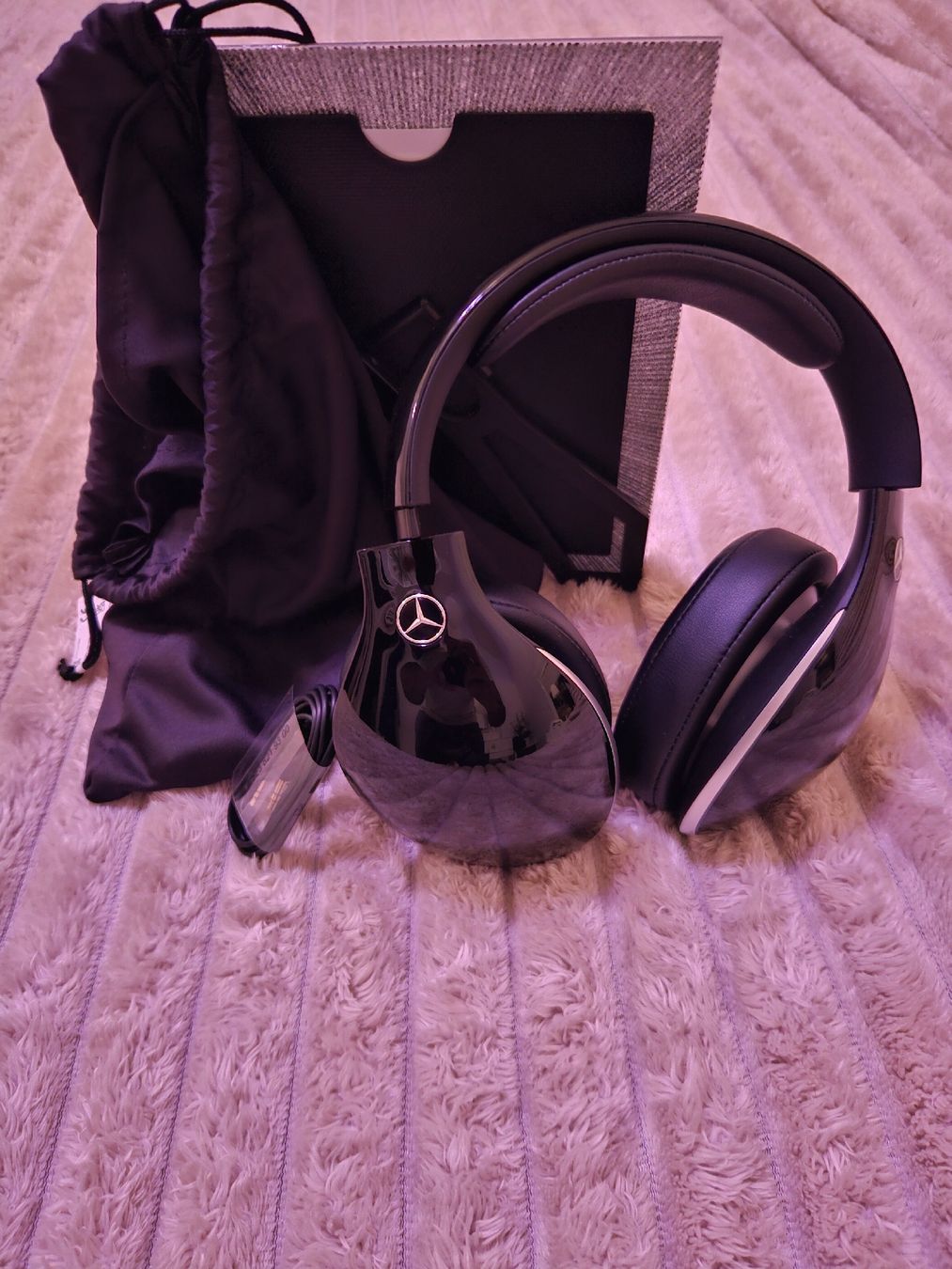 Cuffie: Mercedes Original 3D Sound  Bluetooth Kopfhörer Schwarz – Nuovo e nell'imballaggio originale da basel venduto da Juanito___7