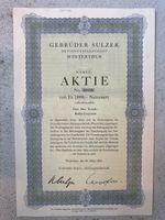 Gebrüder Sulzer Aktie Nr. 09755 von 1943