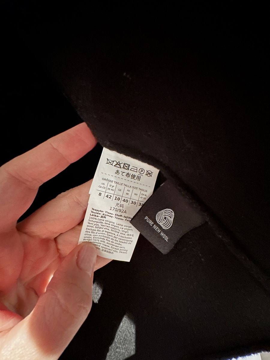 Max Mara Mäntel: Cappotto nero lana Weekend MaxMara Tg. 42 – Gebraucht aus Zürich von uri_bwv2 2