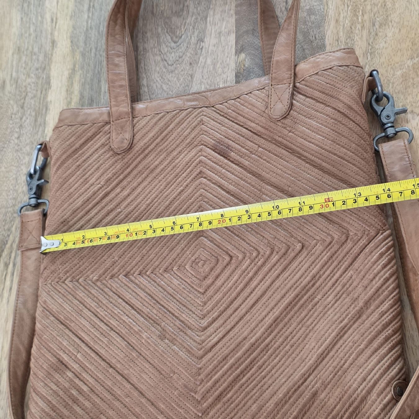 Taschen für Damen: Umhängetasche Depeche Leder cognac  – Gebraucht aus Rheinsulz von Gilea 7