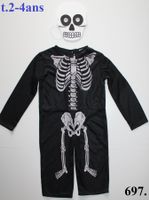 Costume squelette / Skelett t. 2 - 4 ans