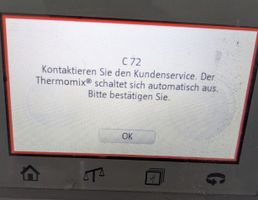 Thermomix mit  C72 Fehler und viel Zubehör.