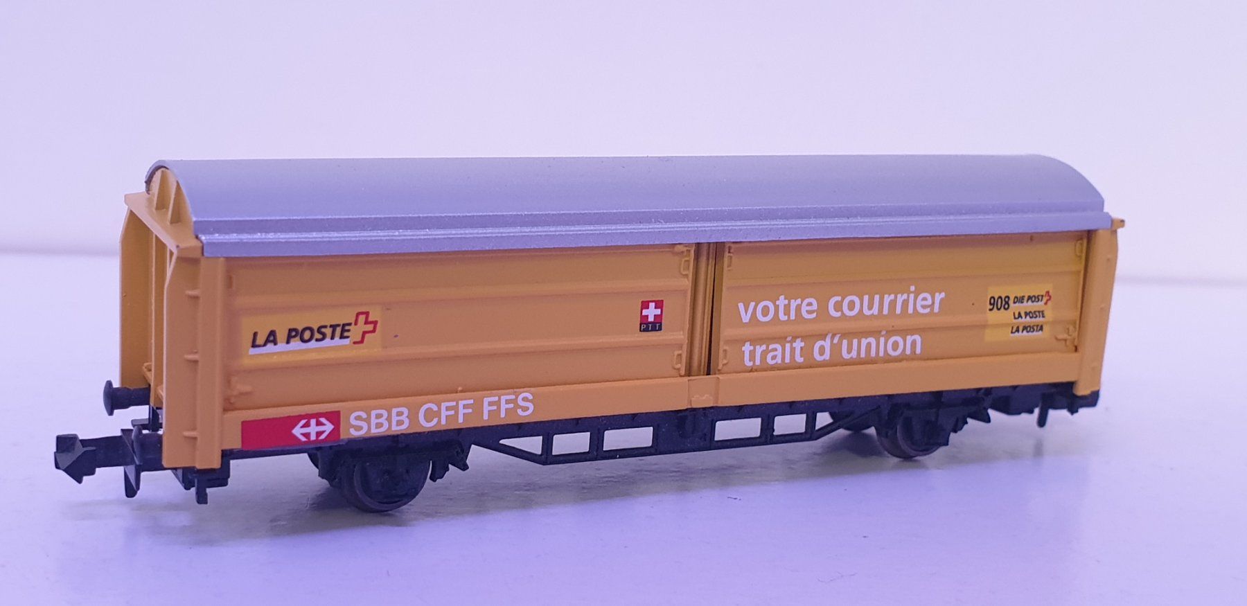 Wabu Modellini di ferrovie: Wabu Spur N SBB  Post Güterwagen – Nuovo (secondo la descrizione) da Neuenhof venduto da ludovicco 2