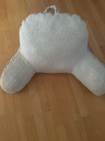 Stützkissen Teddy fleece beige für Sofa Bett neuwertig