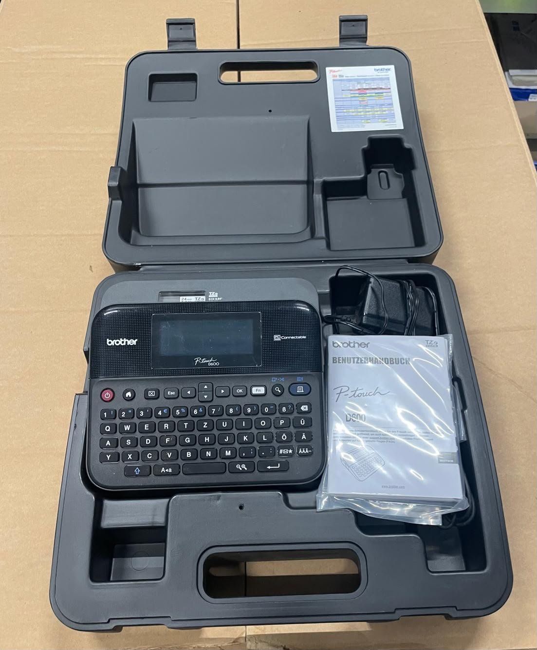 Brother Drucker: Brother P-touch D600 Beschriftungsgerät – Gebraucht aus Steinach von Butterblume2
