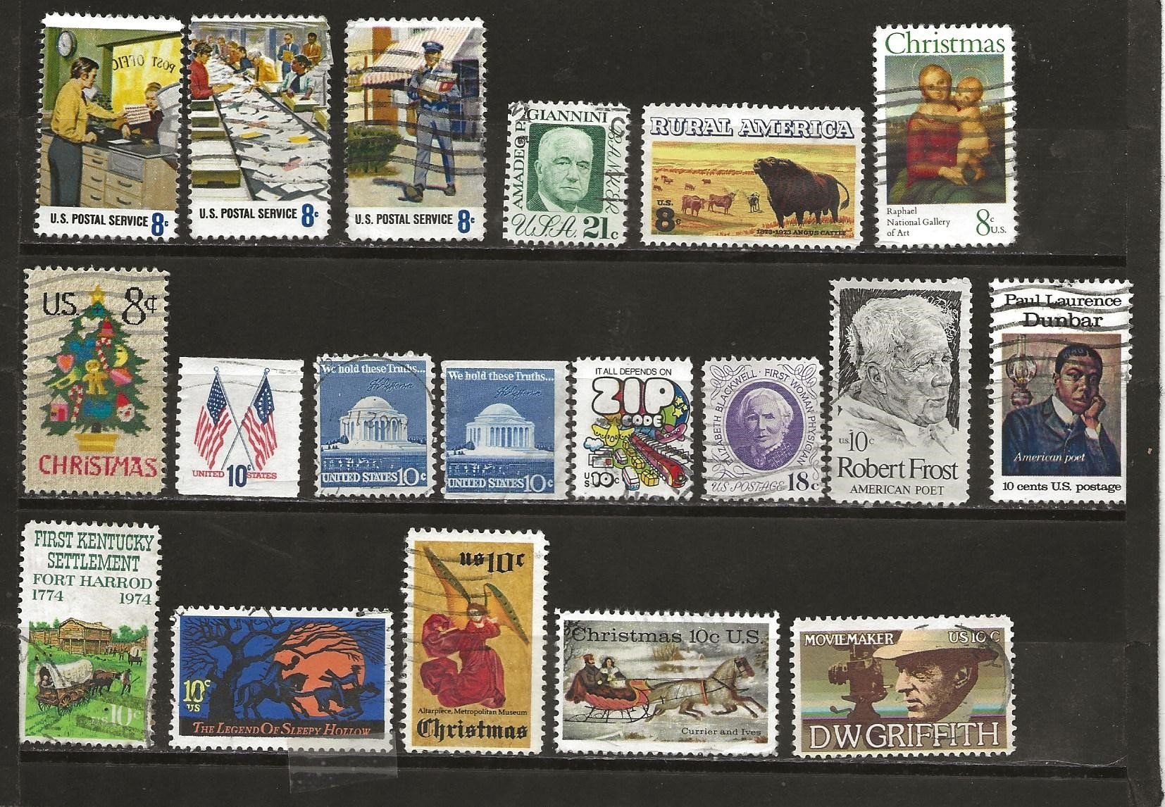 Alle Briefmarken: USA 1973 .... – Gebraucht aus Sion von PierreP01
