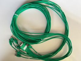 Câble adaptateur DB25 vers 8 ports RJ45 vert état neuf