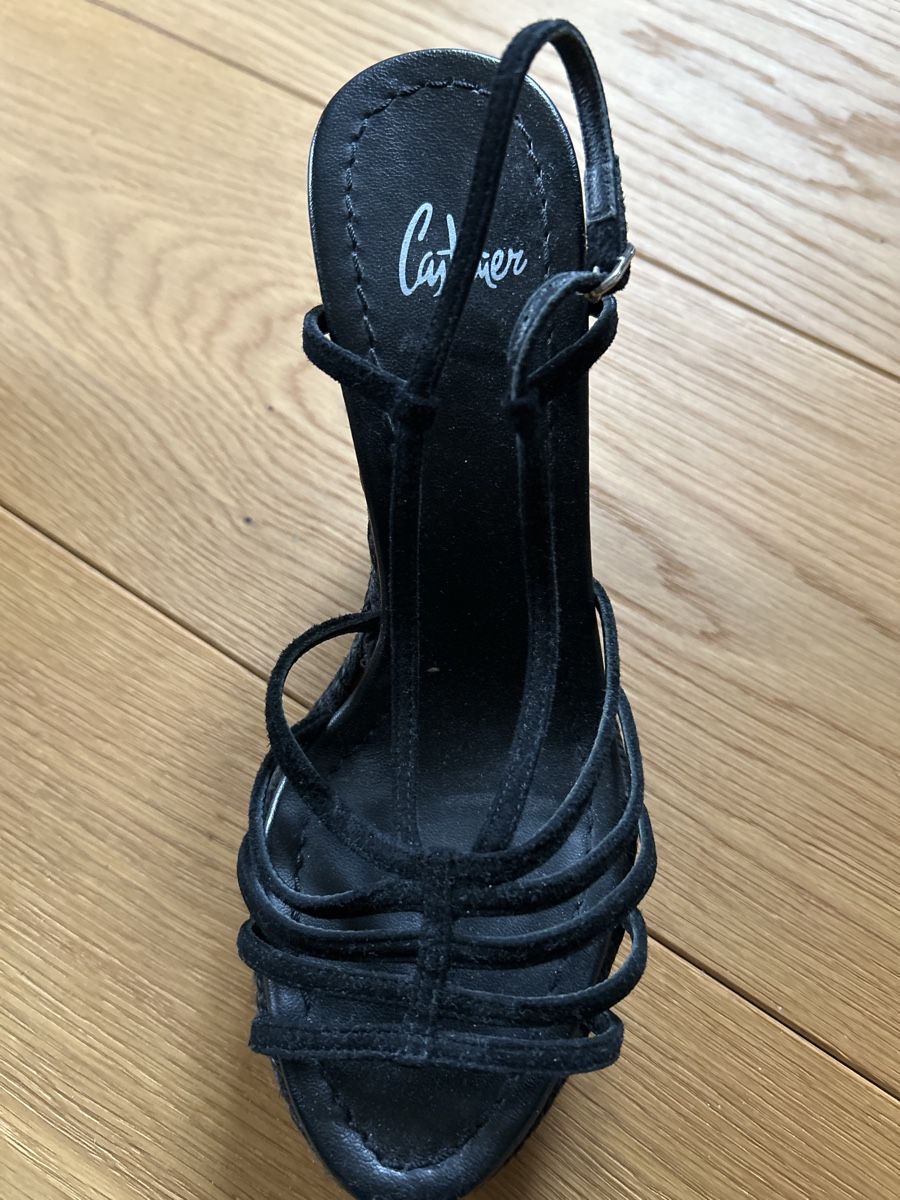 Damenschuhe: Sandales daim noir – Neu (gemäss Beschreibung) aus Burgdorf von nat_kfq5 1