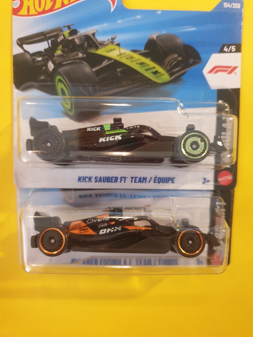 Hot Wheels Modellini d'auto: 2 x Hot Wheels FORMEL 1 – Nuovo e nell'imballaggio originale da Oftringen venduto da Rotor 2