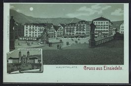 Mondschein-Lithographie Einsiedeln, Klos