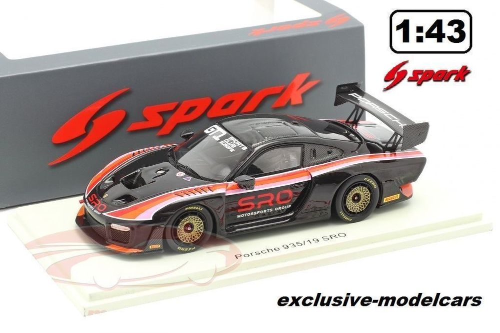 Porsche 935/19 SRO Interscope 2019 – Spark S7635 – Miniature 1/43 Neuve