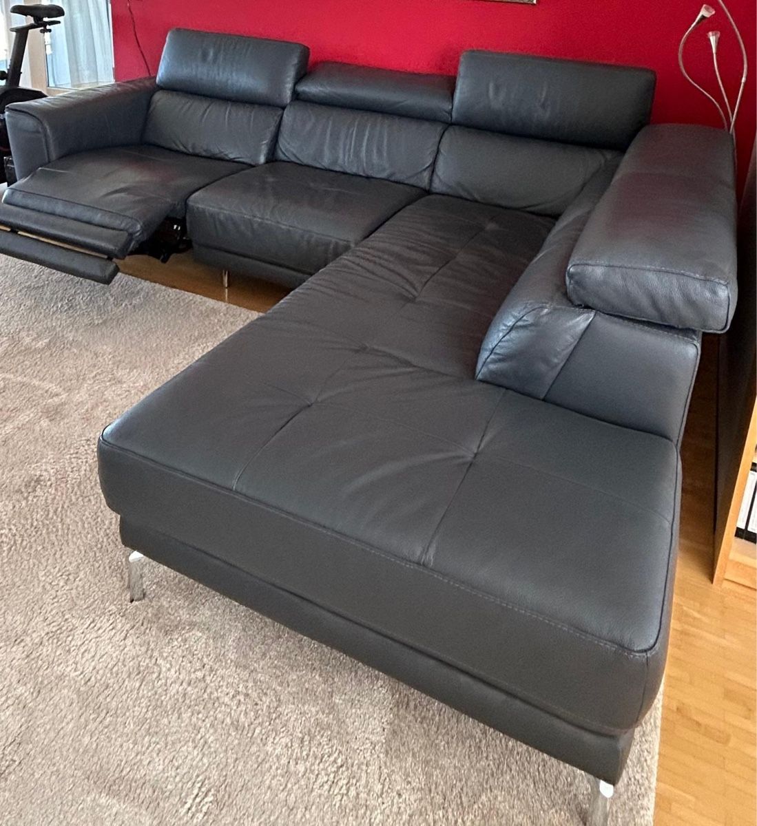 Pfister Sofas: Echtleder Ecksofa elektronisch – Neuf (Voir description) à Andwil SG par ric_qml6 1