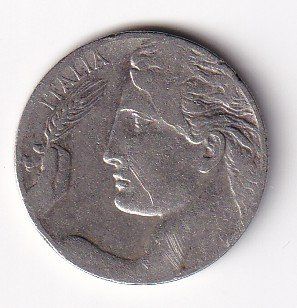 Alle Münzen: Italien 20 cent. 1908s-ss – Gebraucht aus Neuchâtel von karlpierrino 1