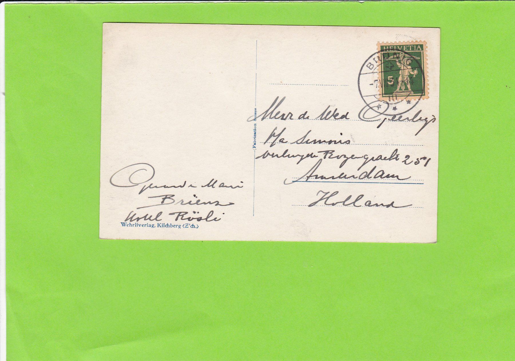 Cartes postales: Brienz – D'occasion à St. Peterzell par neckertal 1