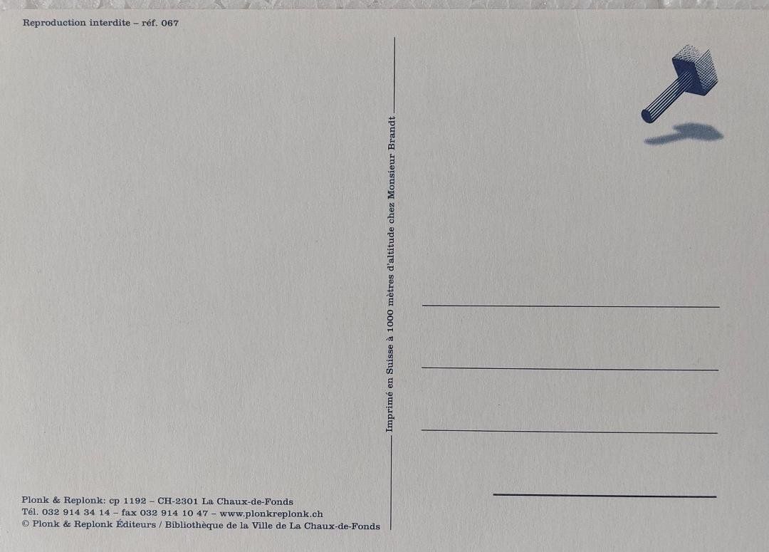Cartoline postali: Plonk & Replonk - LA CHAUX-DE-FONDS - Marathon - réf 067 – Usato da Delémont venduto da Domdom1 1