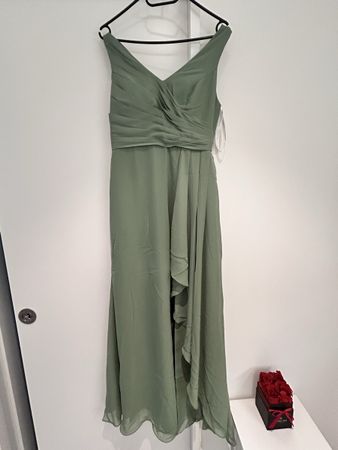 Brautjungfernkleid Basilkum, 💚Gr.S Hochzeit, NEU!