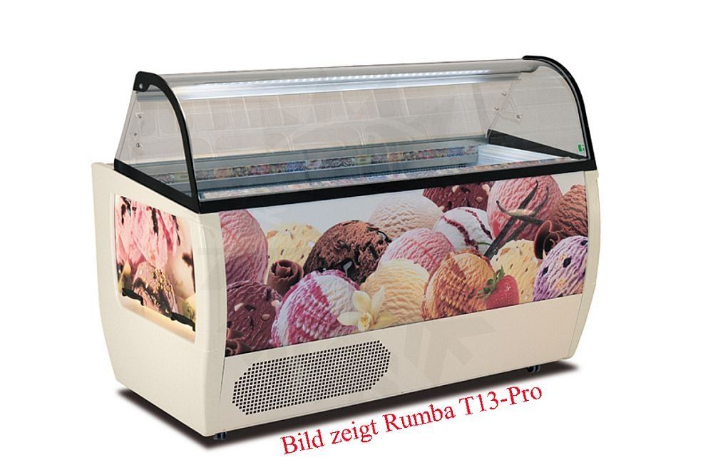 Vetrine: Profi Eisvitrine - Glacévitrine Framec Rumba für 12 Sorten – Usato da Lachen SZ venduto da cgo_pss6