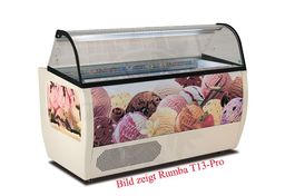 Profi Eisvitrine - Glacévitrine Framec Rumba für 12 Sorten