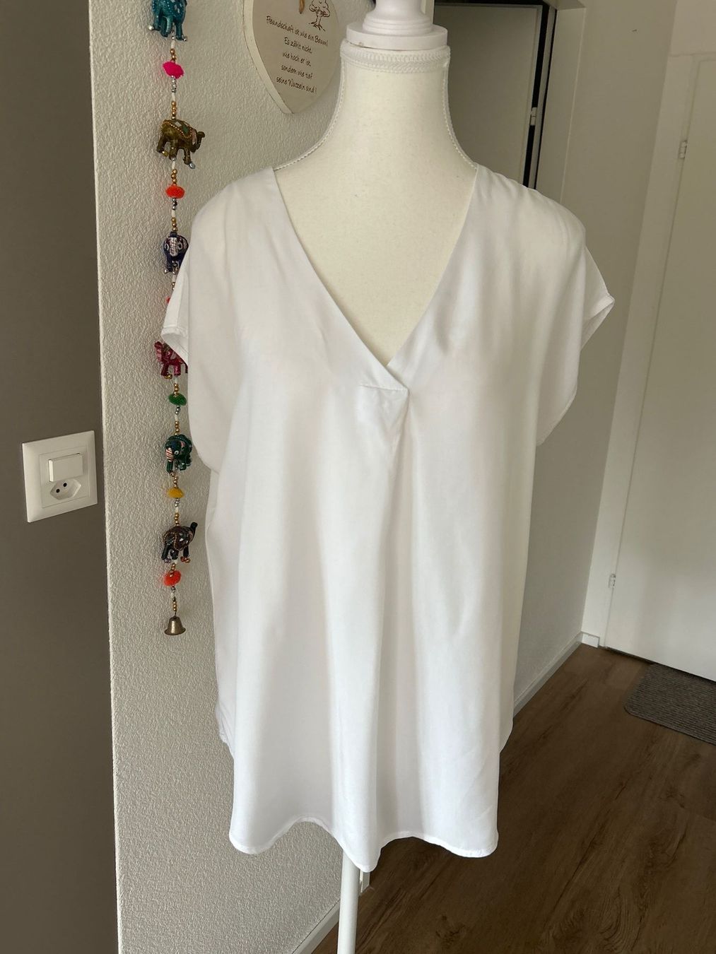Camicette: Sommer - Busenshirt weiss – Usato da Brunnen venduto da Nala2929 3