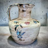 Ancienne Vase pichet grés de Vongy Thonon-les-Bains France
