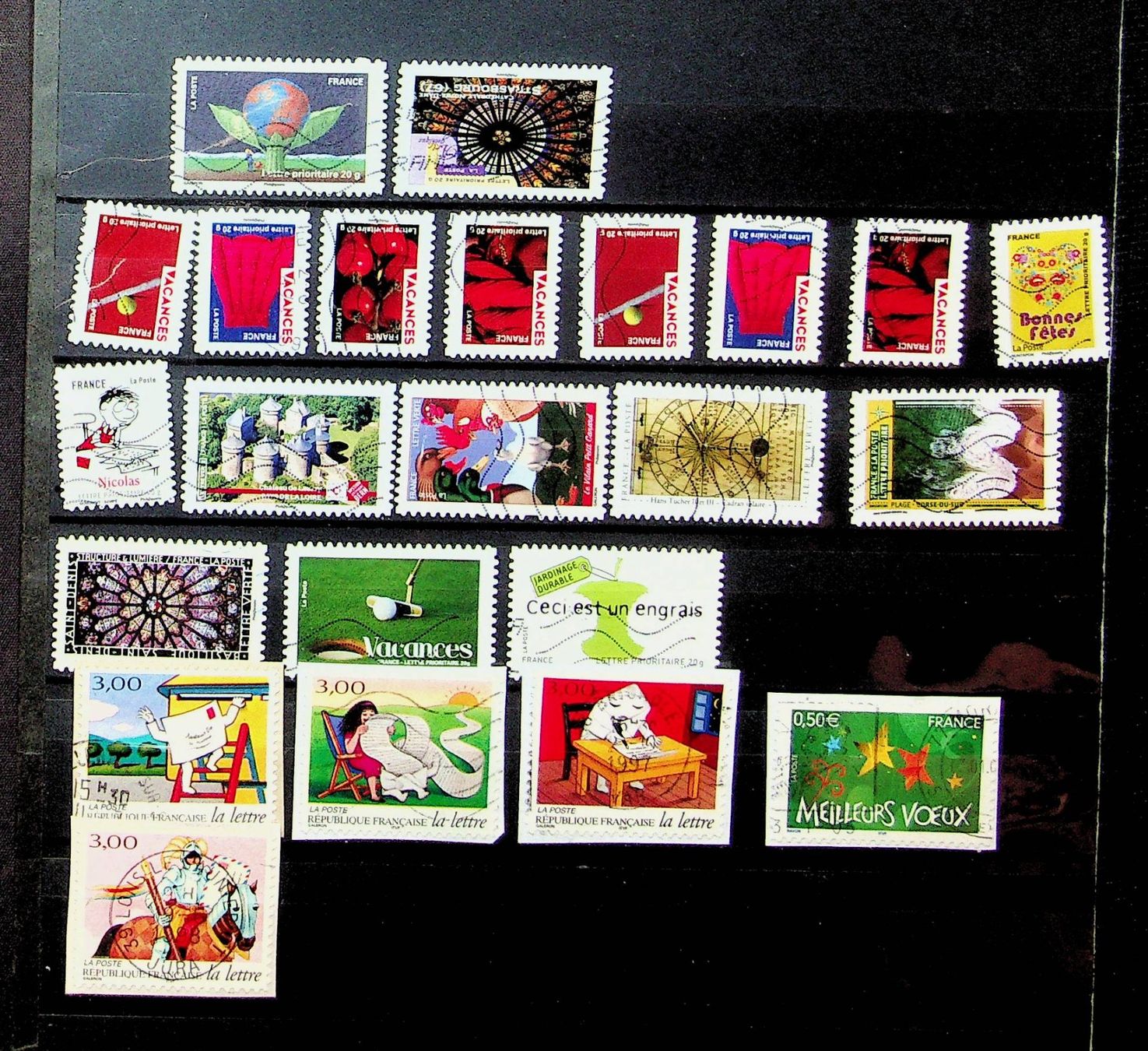 Tutti i francobolli: FRANCE TIMBRES OBLITÉRÉS AUTOADHÉSIFS   DIVERS /U846 – Usato da Estavayer-le-Lac venduto da nane85