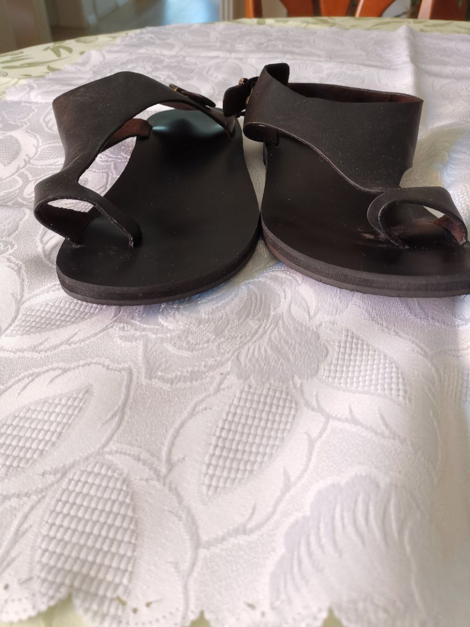Scarpe da donna: Sandales nu-pieds en cuir – Nuovo (secondo la descrizione) da Hermance venduto da Jofranc 3