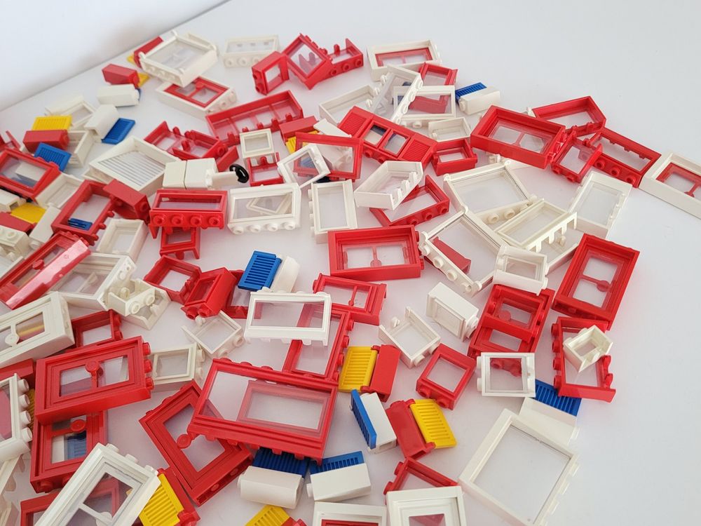 Grand Lot Fenêtres LEGO Vintage Rouge & Blanc...... 4