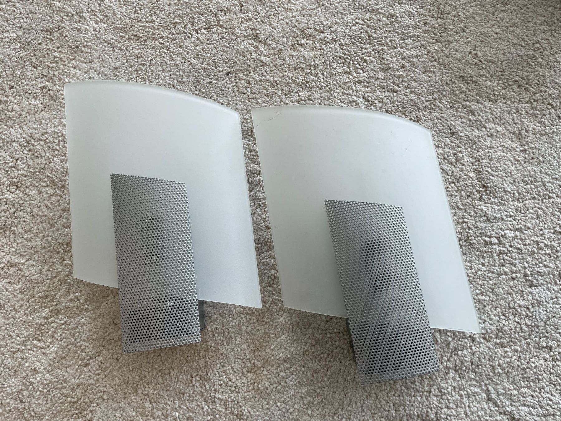 Lampade: 2 Moderne Wandlampen, Glas matt – Usato da Würenlos venduto da Starceve