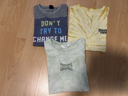 3 T-Shirts Gr.134/140