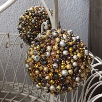 2 grosse Weihnachtsdeko Weihnachtskugel v. Boutique NP 190.-