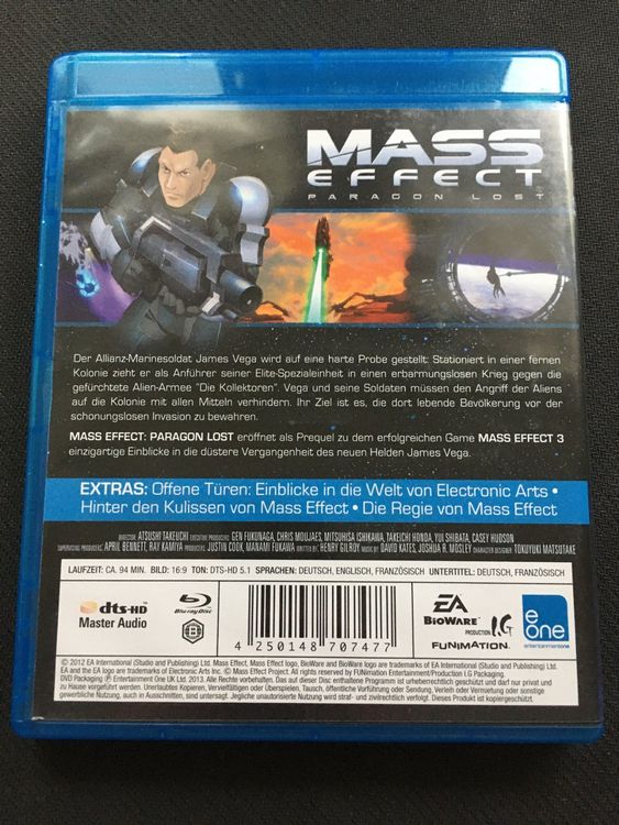 Mass Effect: Paradon Lost [Blu-ray] | Kaufen auf Ricardo