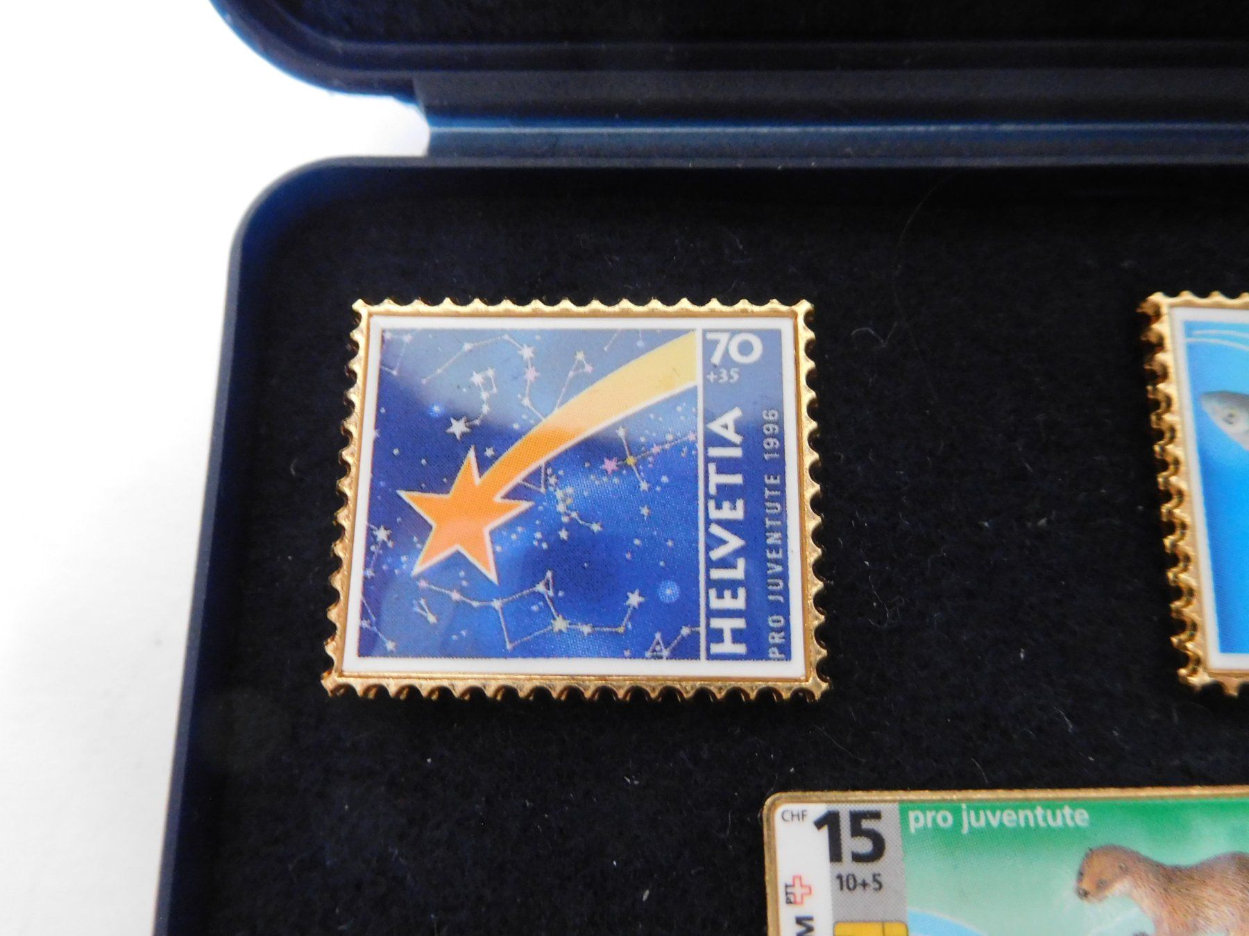 Alle Briefmarken: Fisch Pin Äschen Pro Juventute – Gebraucht aus Wallbach von Pitralon1 2