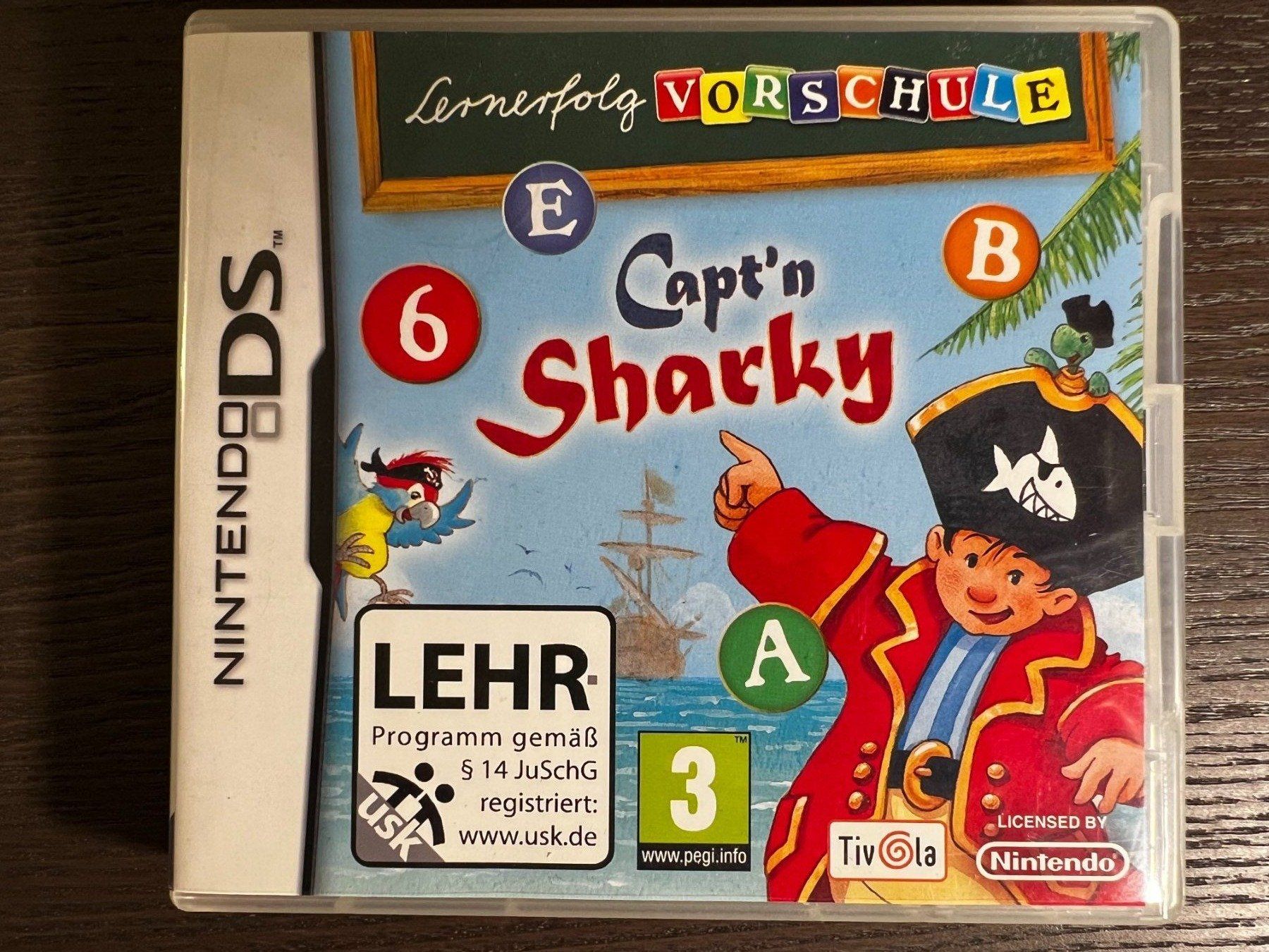 Nintendo Giochi: Lernerfolg Vorschule - Captn Sharky – Usato da Zürich venduto da F84