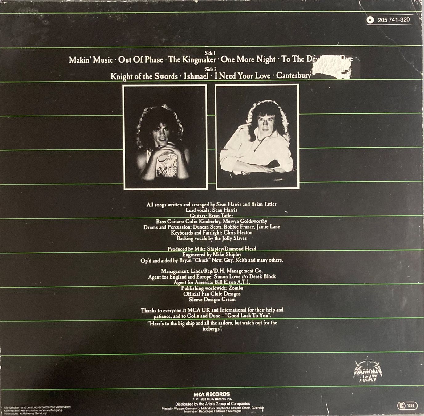 Dischi in vinile: DIAMOND HEAD - CANTERBURY – Usato da Poliez-Pittet venduto da Newtown-Records 1