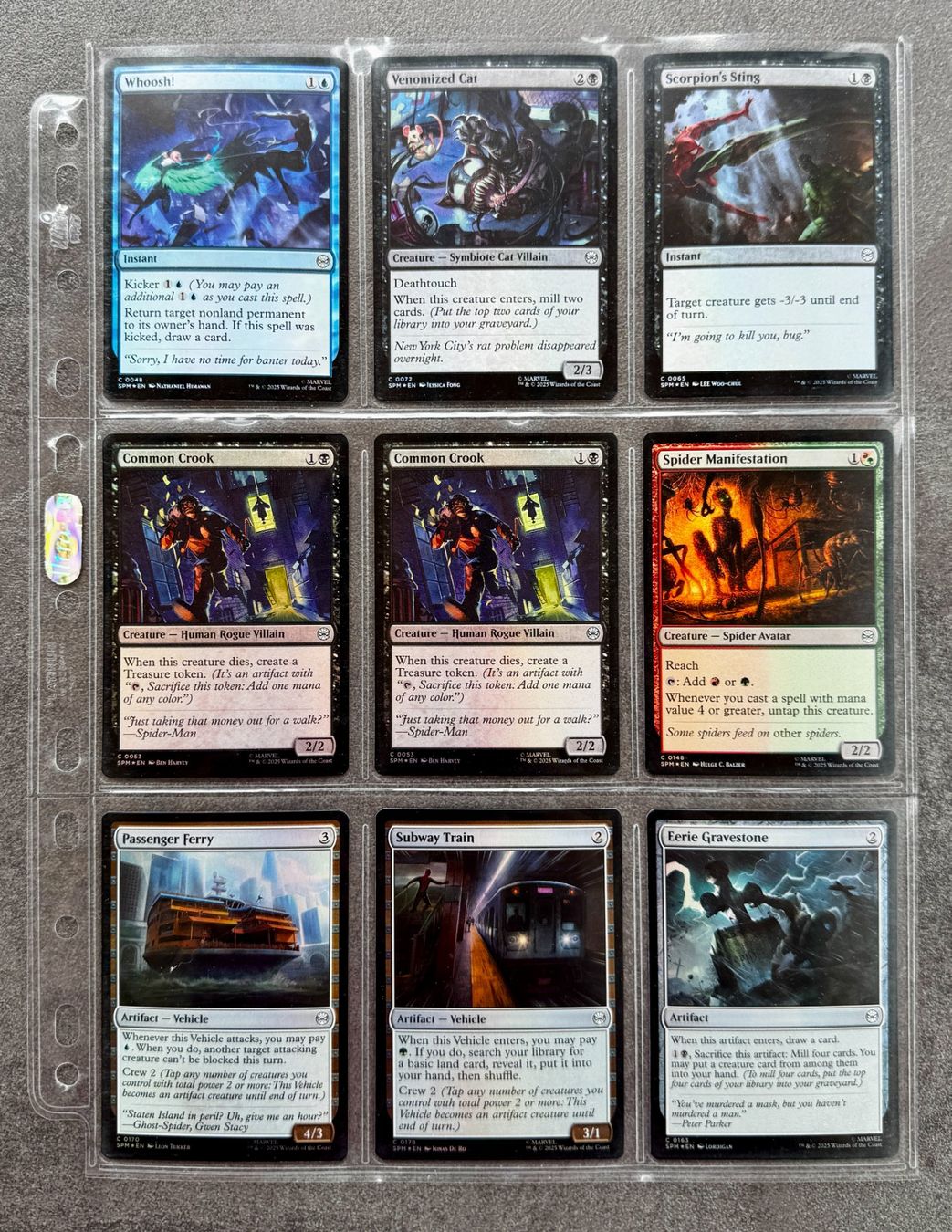 Magic The Gathering Carte collezionabili: 37 Foil Commons Marvel's Spider-Man NM – Nuovo (secondo la descrizione) da Rechthalten venduto da hosme_be 2