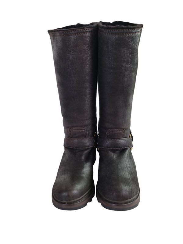 Prada Scarpe da donna: PRADA Linea Rossa Shearling Harness Biker, Gr. 39 – Usato da Wangen b. Olten venduto da Restwert_Wangen 5